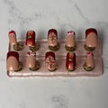 Red Rodeo Bloom Press-On Nails – “Cowgirl Blossom” Collection